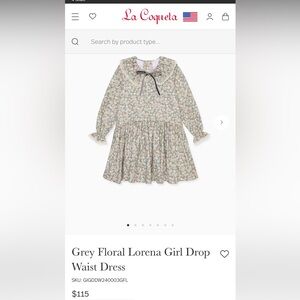 Brand new w tags, unworn current season la coquete 3y dress.